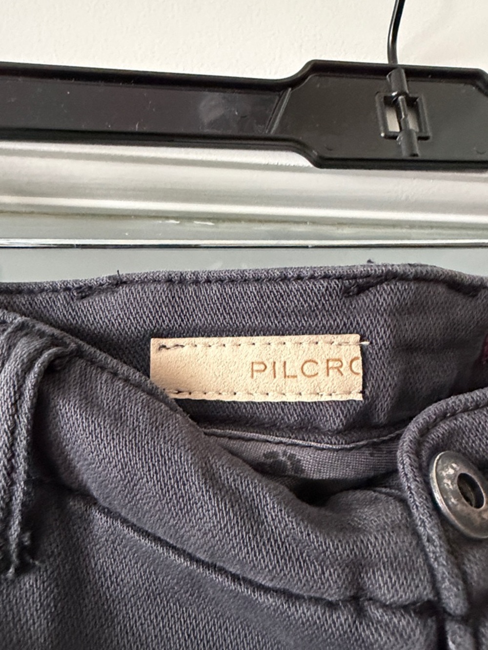 Pilcro Charcoal Blue Pants - Picture 3 of 6
